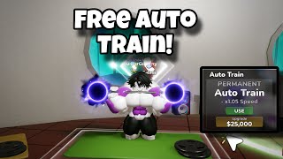 NEW GYM LEAGUE UPDATE!! FREE AUTO TRAIN AND 5 NEW CODES!! (Roblox)