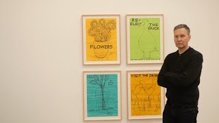 David Shrigley talks about his exhibition  'People Reveal Themselves Slowly'