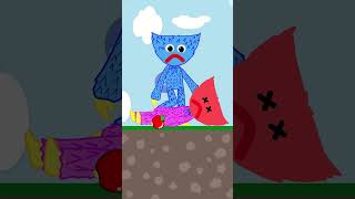 Huggy Wuggy saves Kissy Misy from evil witch by kissing #funnyanimation #huggywuggy