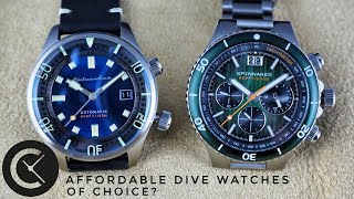 Spinnaker Hydrofoil & Bradner: Affordable Dive Watches of Choice?