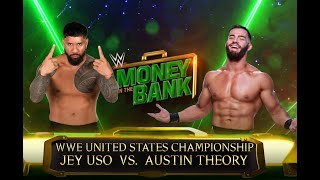 WWE 2K23 | Jey Uso vs Austin Theory United States Championship | Money in The Bank