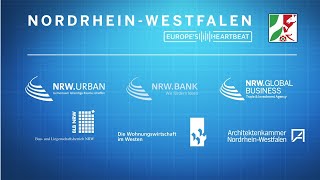 Der Gemeinschaftsstand Nordrhein-Westfalen bei der Expo Real 2023