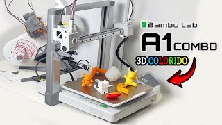 IMPRESSORA 3D INTELIGENTE E FÁCIL DE USAR BAMBU LAB A1 COMBO