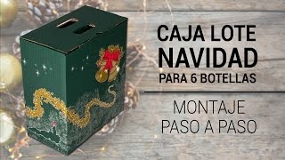 CAJA 6 BOTELLAS LOTE DE NAVIDAD