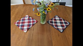 Watch Me Weave #5: Pin Loom weaving decorations for Independence Day