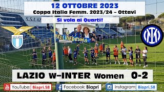 12.10.2023 LAZIO W - INTER Women 0-2  (Video Biapri)