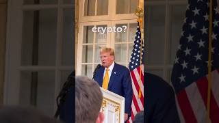 🇺🇸 Former President Donald Trump says "Biden doesn't even know what" crypto is