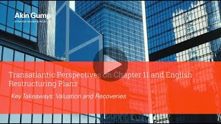 Restructuring Plans and Chapter 11: Valuations and Recoveries