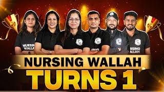 Nursing Wallah Turns 1 | Celebrating 1 Year of Quality Nursing Education! 💖 #NursingWallah