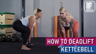 How to Deadlift Kettlebell 🏋️‍♀️