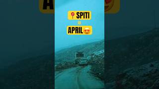 Snow in SPITI? | Himachal Unplugged | Day 3 #shortsfeed #travelshorts #shorts #spiti #snowfall #vlog