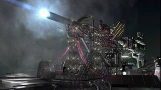 The cannon is fired from Midgar upon Diamond Weapon and the Crater. FMV [Disc 2] Final Fantasy VII