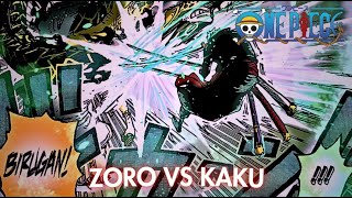 LE COMBAT CONTINUE ! ZORO CONTRE KAKU #onepiece #eggheadarc #zoroonepiece #kaku #haki