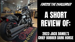 A Quick Review of the 2023 Indian Motorcycle Jack Daniel's Chief Bobber Dark Horse!