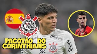 PACOTÃO DO CORINTHIANS! FUTEBOL ESPANHOL DE OLHO .... TIMÃO PRETENDE CONTRATAR O .....