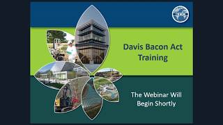 Davis Bacon Act Subcontractor Compliance Webinar