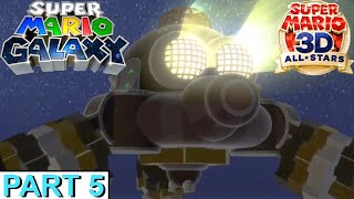 Super Mario galaxy | 100% playthrough [switch] part 5 | MEGA COLOSSUS