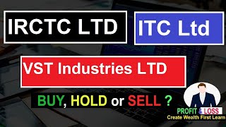 IRCTC LTD | ITC Ltd | VST Industries LTD |#IRCTC #ITC #VST #Industries stocks ,#trading ,#mone