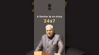 Doctors are on the duty 24x7 ! #vicepresidentofindia #jagdeepdhankhar #doctors #medicalfraterity