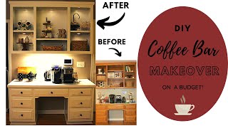 Coffee Bar Makeover 2020 #DIY #onabudget