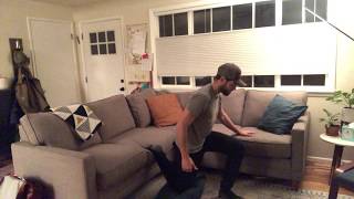 Couch Rear Elevated Split Squat