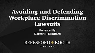 Avoiding and Defending Workplace Discrimination Lawsuits