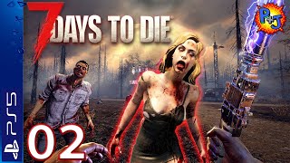 Let's Play 7 Days to Die PS5 | Co-op Multiplayer Gameplay Ep 2 | Aldo's Cabinet & Bel's Bakery (P+J)