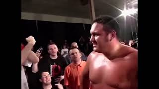 20 years ago today. Samoa Joe & CM Punk comically mess with this Punk fan 😭 #samoajoe #cmpunk #roh