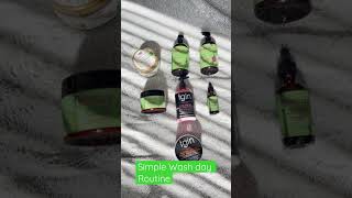 Simple wash day routine #shortvideo