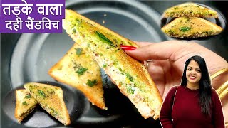 बहुत ही Healthy साथ में उतना ही Tasty, रोज बनायें, रोज खायें, तड़के वाला दही सैंडविच | Dahi Sandwich