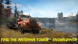 SnowRunner | Find The Antenna Tower | Smithville Dam Michigan, USA