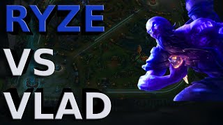 RANK 1 RYZE STOMPS CHALLENGER GAME (Ryze Vs Vladimir) - Trisend3