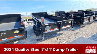 Quality Steel Dump Trailer 7'x14'