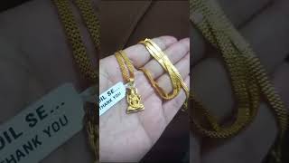 1 gram gold shiv chain booking WhatsApp  8779225230#1gramgoldjewellery #jewellery #shorts #reels