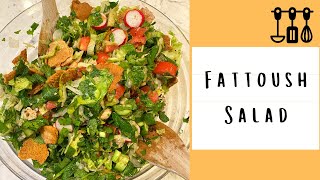 Fattoush Salad | Quick + Easy Recipe | (Burp)ees