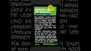 Die Grünen Besserwisser, haben nicht verstanden. Gegensatz Urbaner Raum, Ländlicher Raum, Lebenser..