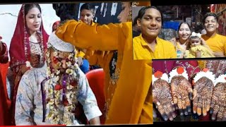 Bhanje ki Haldi me ki full  on Masti 😍 || Muslim Haldi || Family vlog