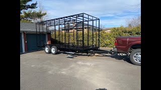 Enclosed trailer build | Episode 5 | Paint and wiring