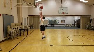 Early Morning Basketball Drills with Boston - 20170216 065102