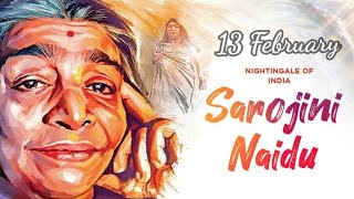 Happy Birthday Sarojini Naidu Status | National Womens Day | Sarojini Naidu Status | Bharat Kokila