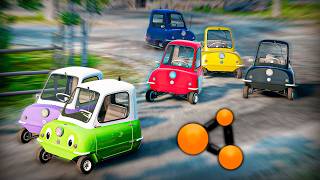 УГАРНАЯ ГОНКА из 6 ТАБУРЕТОК в BeamNG MULTIPLAYER | DESTIMAGE