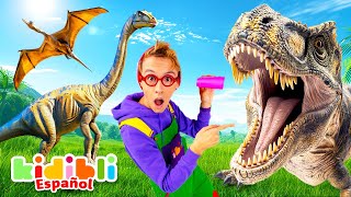 Recopilación de dinosaurios | Vídeos educativos para niños | Kidibli