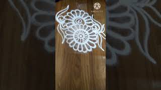 Daily Rangoli Designs|Free Hand Rangoli|Kolam|Muggulu|Appartment rangoli|#shorts #shortsvideo #daily