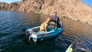 Jackson Coosa FD and Old Town 106 PDL side by side on the Colorado River