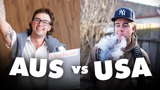 College in USA vs Australia