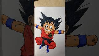 Малюємо дитину Гоку #shortvideo #shortsvideo #drawing #ukraine #goku