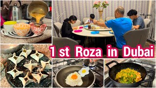 First ROZA(2024) UNEXPECTED | Ramadan Routine from Sehri to Iftar With 4 Kids| Dubai Vlog