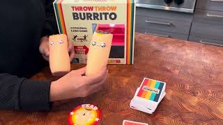 Throw Throw Burrito by Exploding Kittens Review, Dodgeball Meets Cards, Burrito Battle You've Always