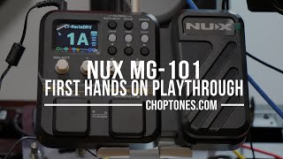 NUX MG-101 | First Hands On Playthrough Demo