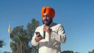 Nagar Kirtan Speech at 16825 Sikh Center California